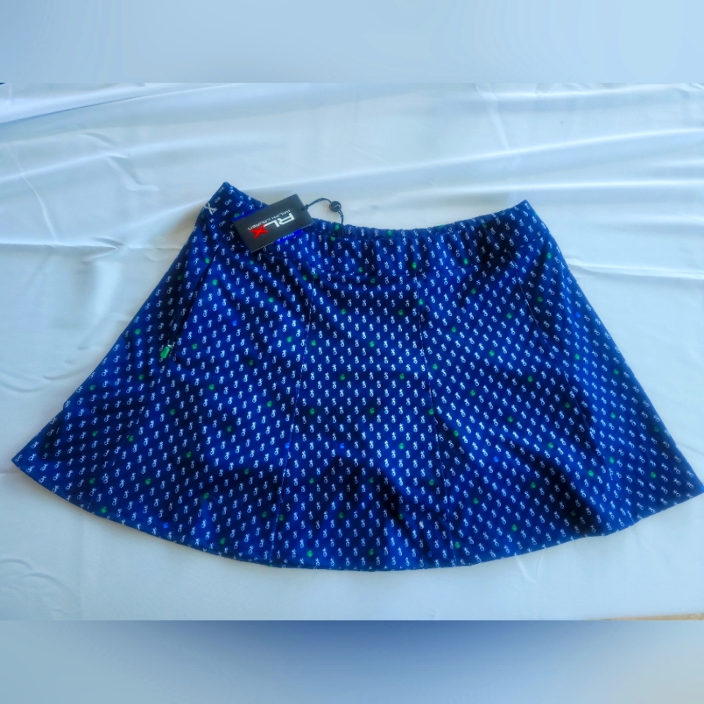 Womens RLX Ralph Lauren Golf Skort size Large New With Tags